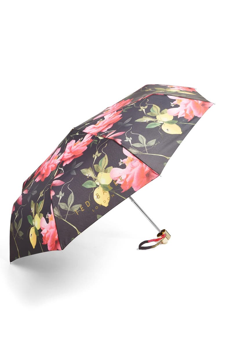 Ted Baker London 'Citrus Bloom' Umbrella, Main, color,