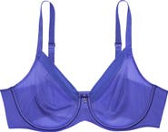 Curvy Couture Sheer Mesh Underwire Unlined Bra