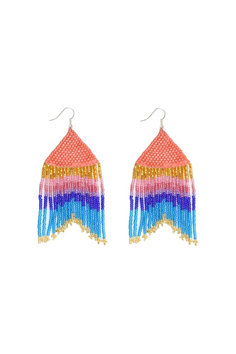 Mermaid Embera Earrings, Main, color, Mermaid