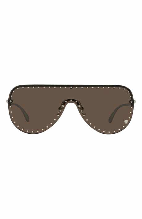 Versace 148mm Shield Sunglasses