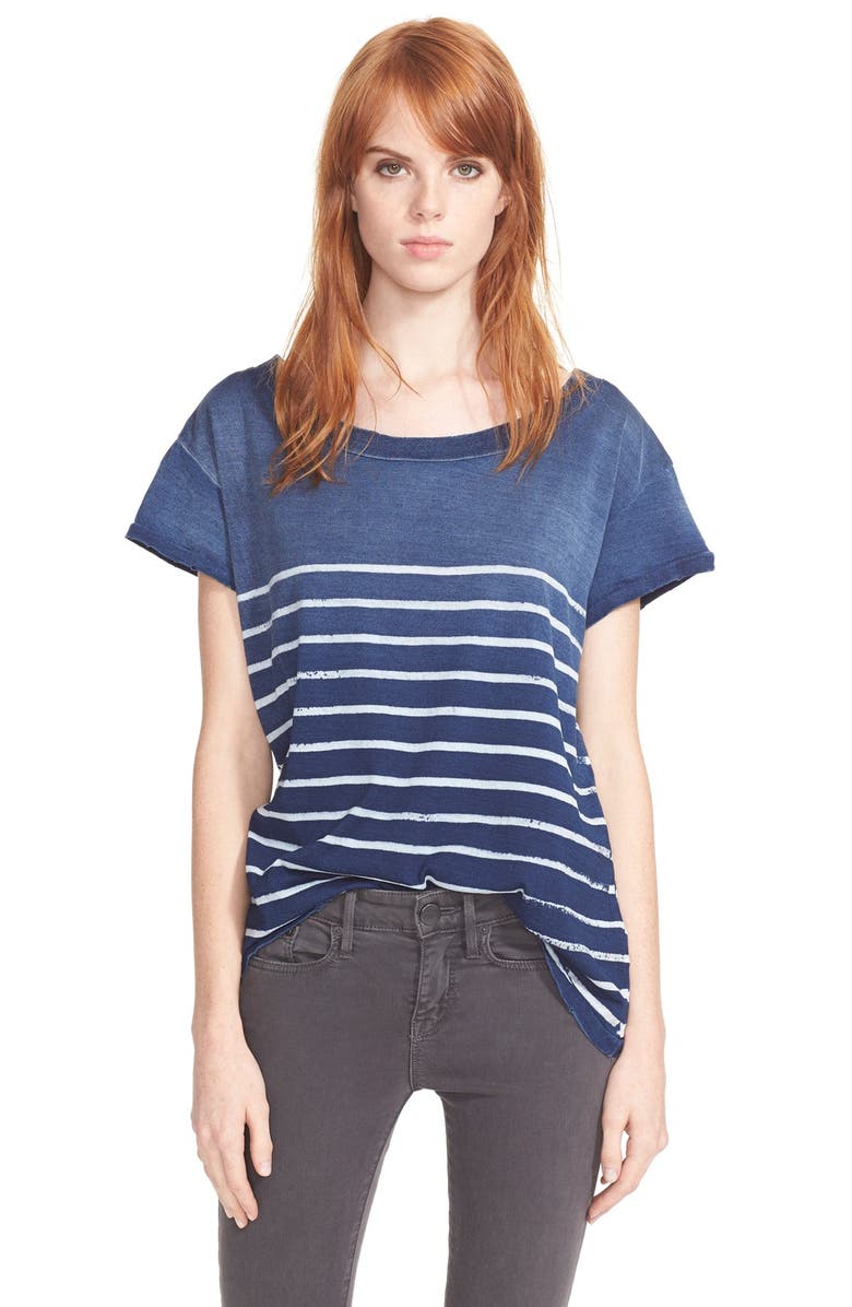 Current/Elliott 'The Crewneck' Tie Dye Tee, Main, color, 