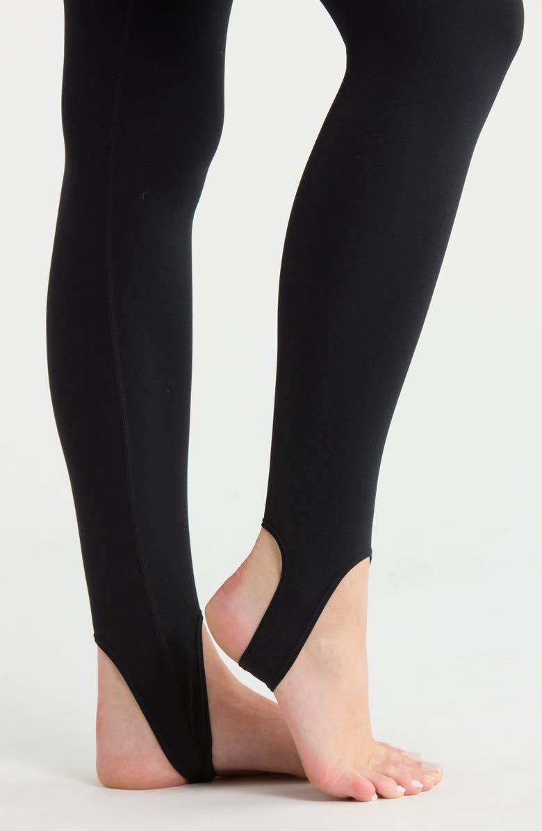 SPLITS59 River High Waist Airweight Stirrup Leggings, Alternate, color, Black