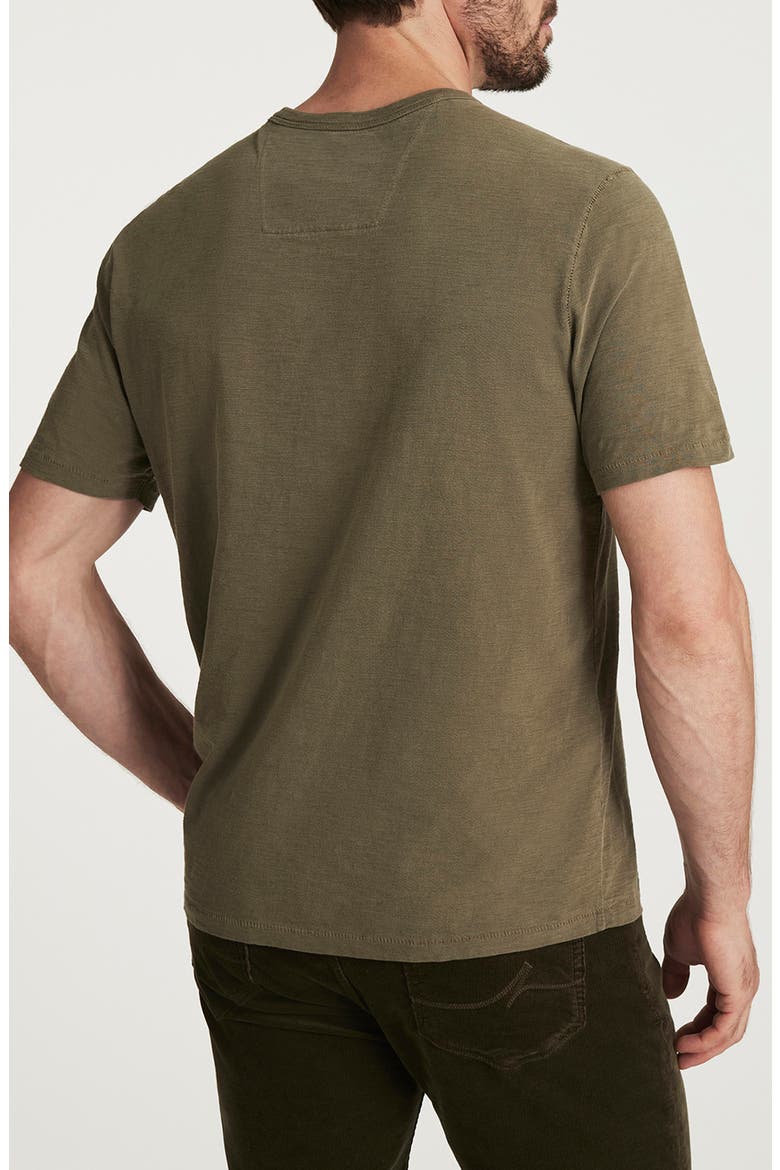 Slub Cotton Crewneck T-Shirt, Alternate, color, KALAMATA