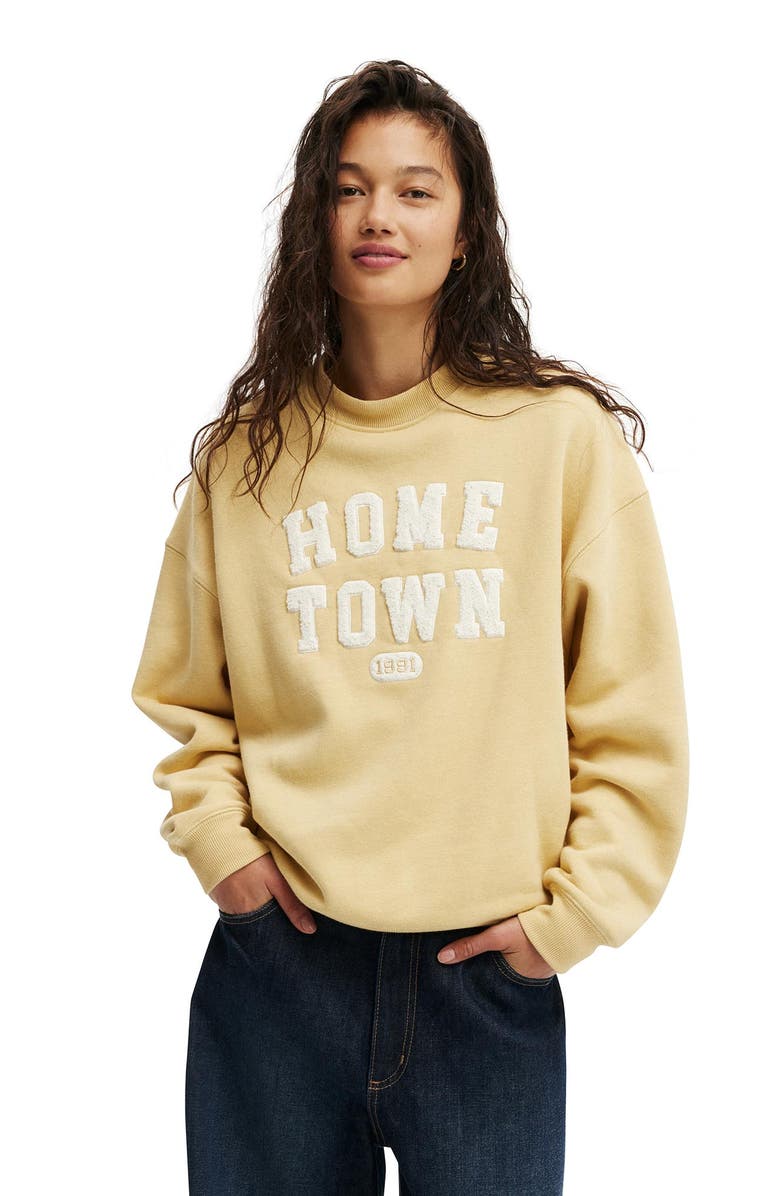 Cotton On Women's Graphic Crew Sweatshirt, Main, color, 