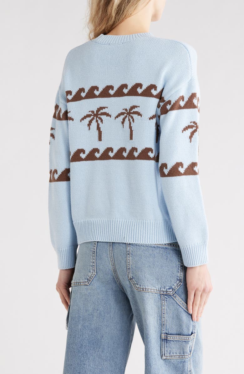 Rails Zoey Sweater, Alternate, color, Palm Stripe