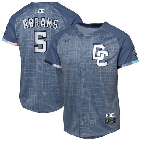 Youth Nike CJ Abrams Blue Washington Nationals City Connect 2025 Limited Jersey