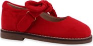 SHUSHOP Kids' Allegra Mini Faux Suede Mary Jane Flat