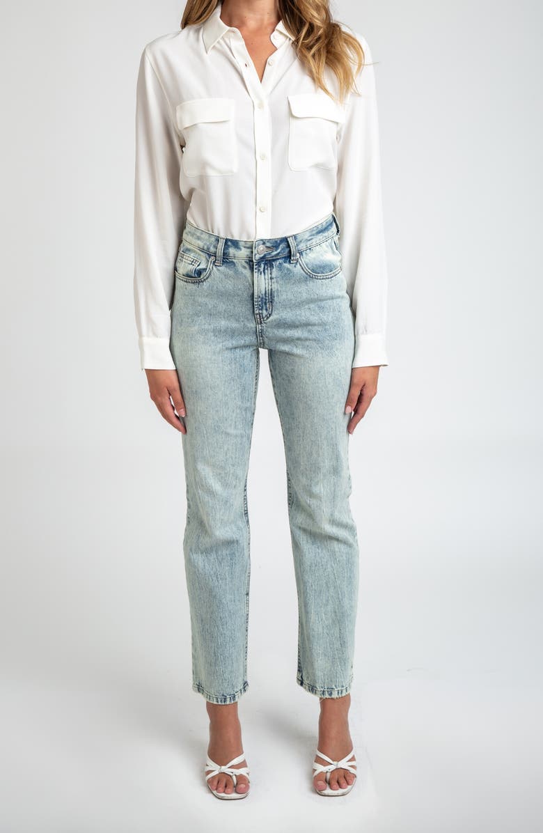 I Love Who I Am Classic Rise Straight Leg Jeans, Alternate, color, Indigo Light Medium