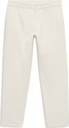MANGO Cotton & Linen Straight Leg Jeans