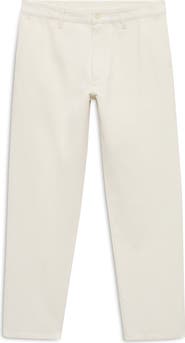 MANGO Cotton & Linen Straight Leg Jeans