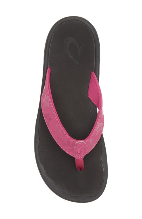 Olukai Ohana Flip Flop In Orchid Flower/orchid