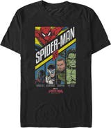 Spider-Man: Brand New Day Mens Marvel Spider-Man Brand New Day Retro vs Villains T Shirt