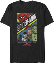 Spider-Man: Brand New Day Men's Marvel Retro vs Villains Short Sleeve Graphic T-Shirt
