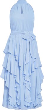 City Chic Mandy Ruffle Sleeveless Maxi Dress