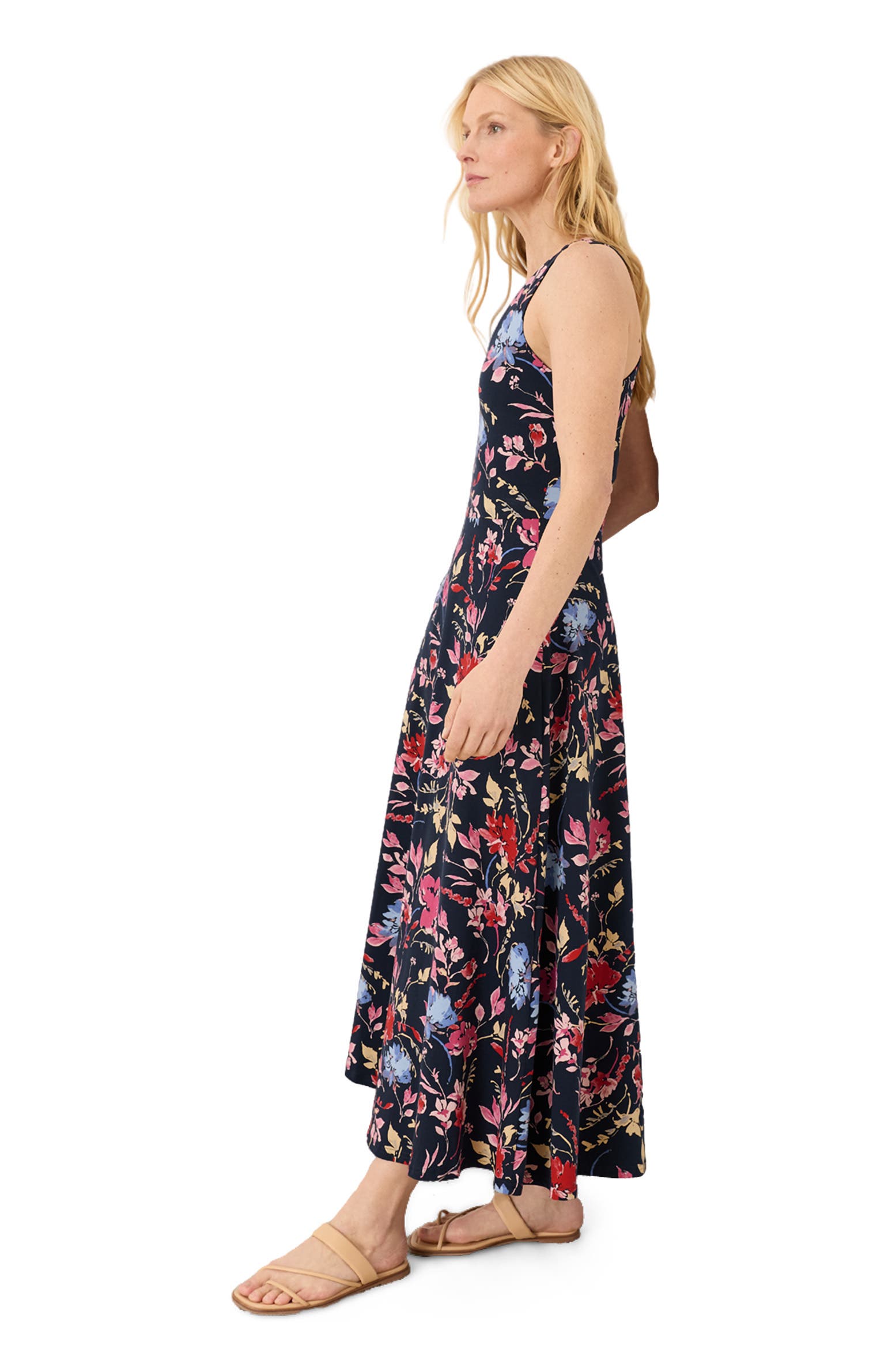 fit & flare crossback maxi dress Women's Fit & Flare Crossback Maxi Dress