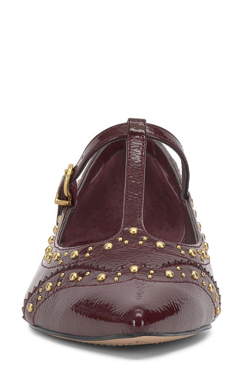 Vince Camuto Valkie Pointed Toe Flat In Burgundy
