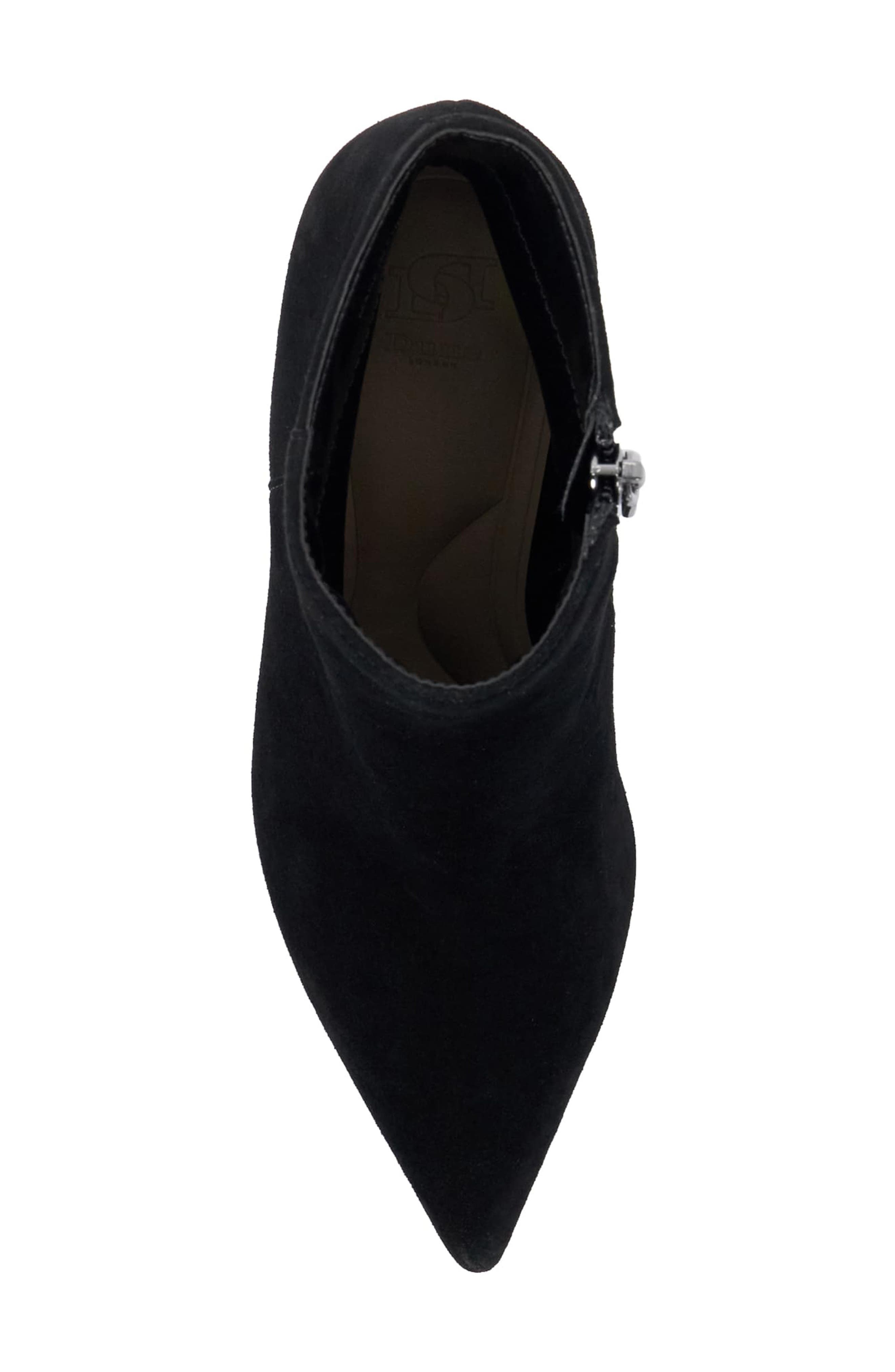 Dune London Obsessively Pointed Toe Bootie, Alternate, color, Black