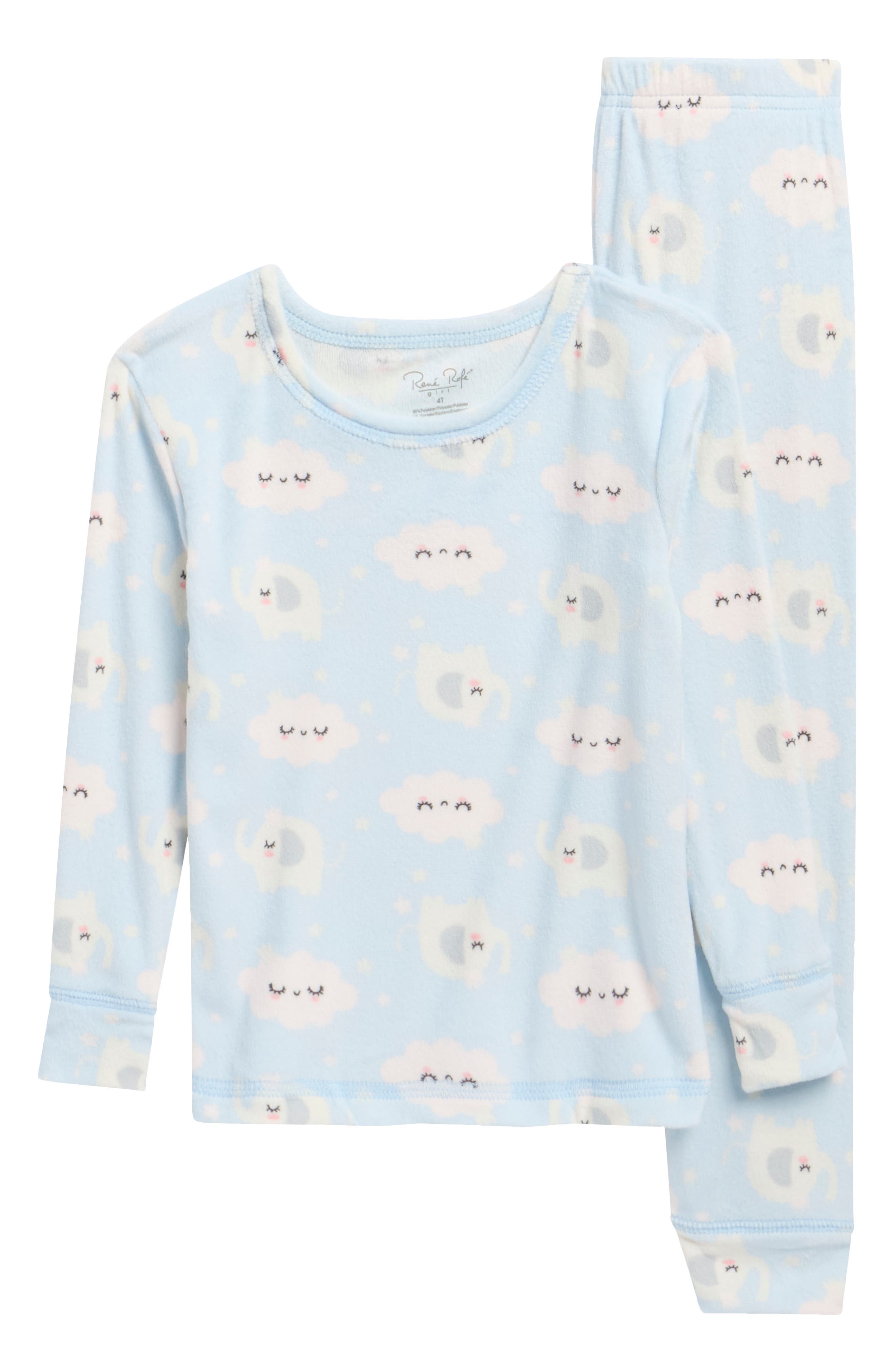 Kids' 2-Piece Velour Pajama Set
