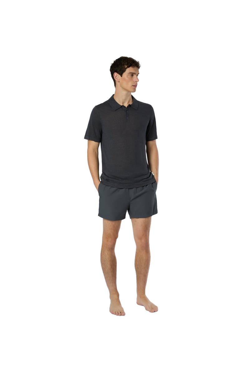 Onia Linen Sweater Polo, Alternate, color, 