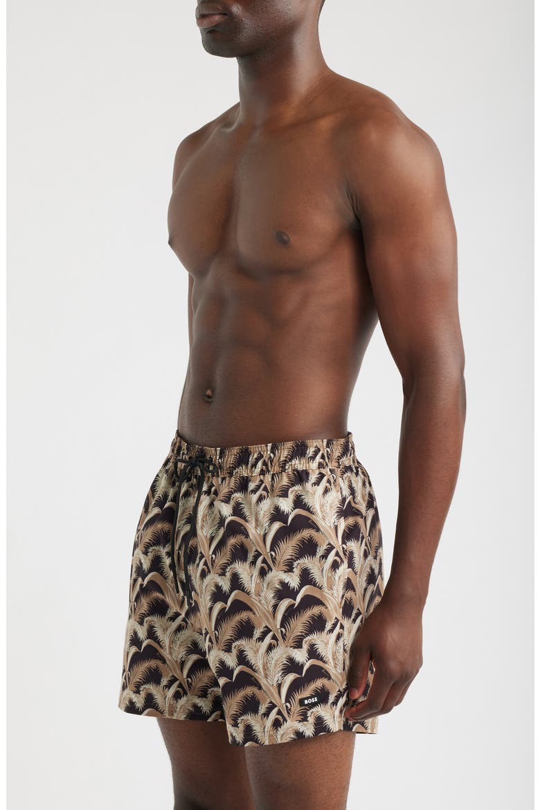 Pike Swim Trunks, Alternate, color, BLACK