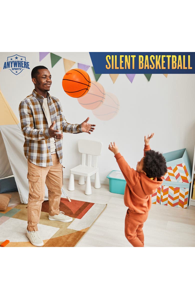 Anywhere Sports Silent Basketball 9.5 Inch, Alternate, color,