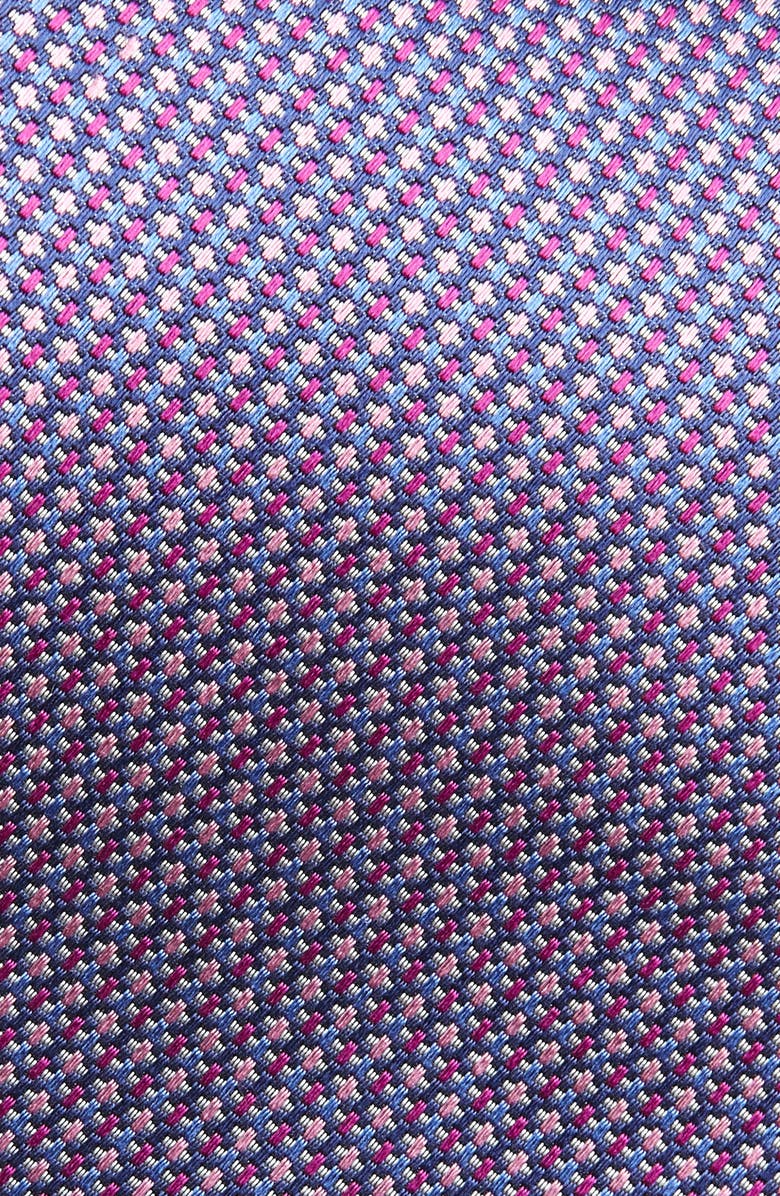 David Donahue Textured Extra Long Silk Tie, Alternate, color,