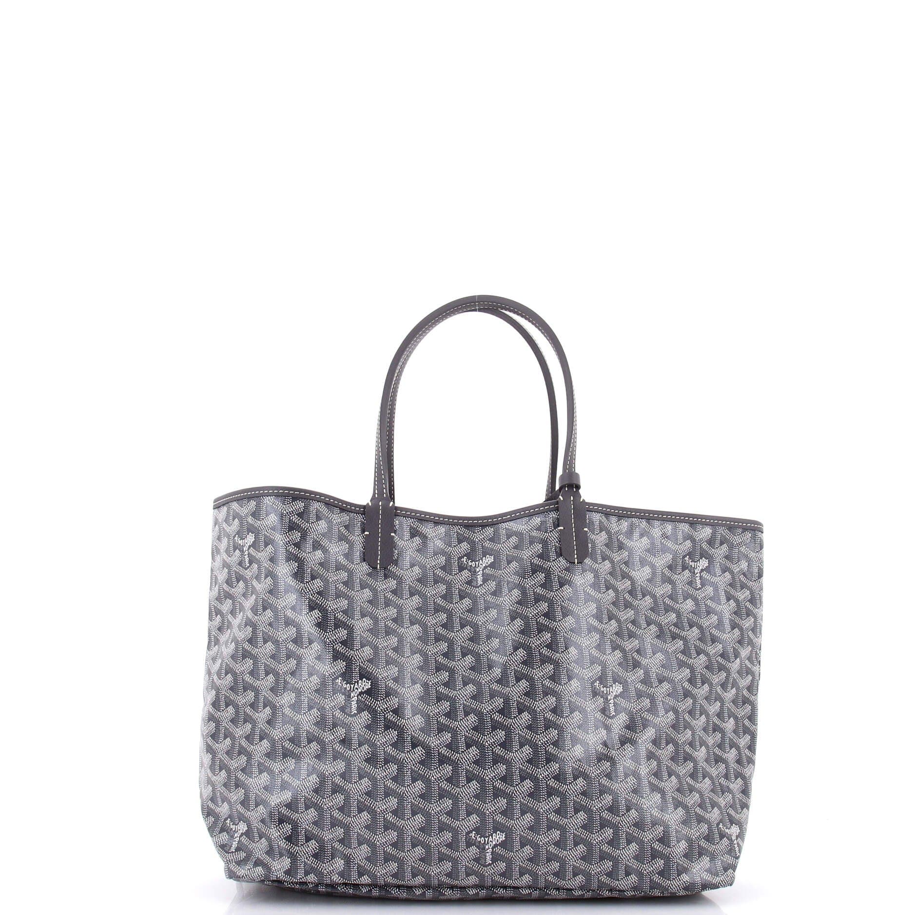 Pre-Owned Goyard Saint Louis Tote Coated Canvas PM, Alternate, color, Gray