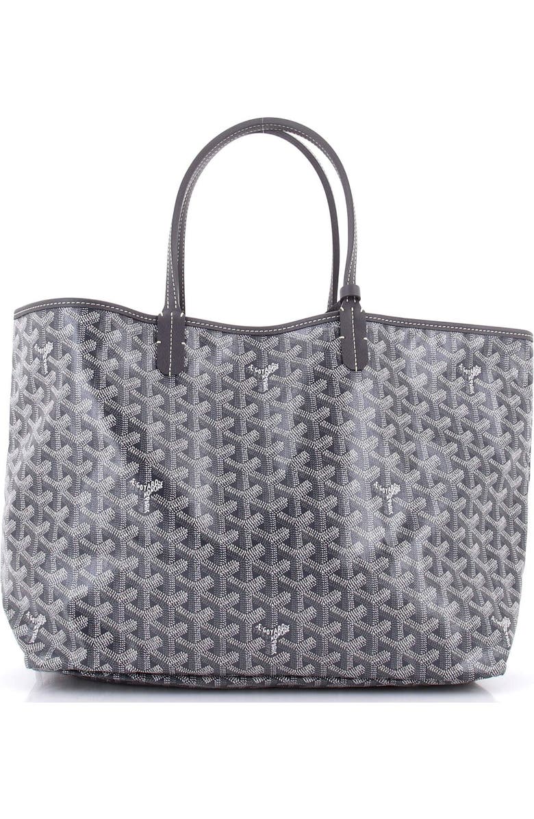 Pre-Owned Goyard Saint Louis Tote Coated Canvas PM, Alternate, color, Gray