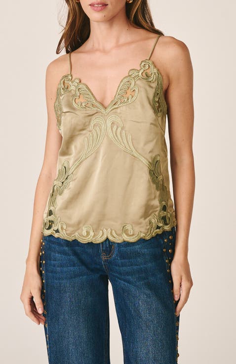 Embroidered Lingerie Top