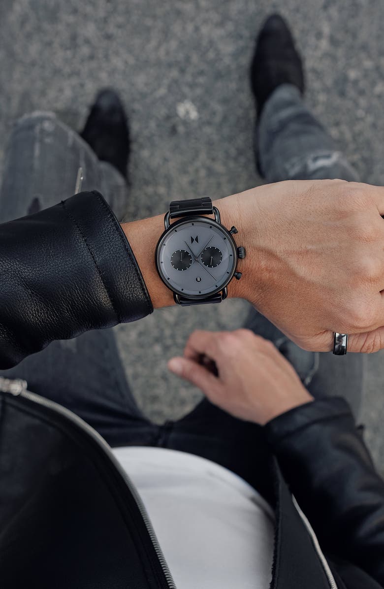 MVMT WATCHES MVMT Blacktop Bracelet Watch, 47mm, Alternate, color,