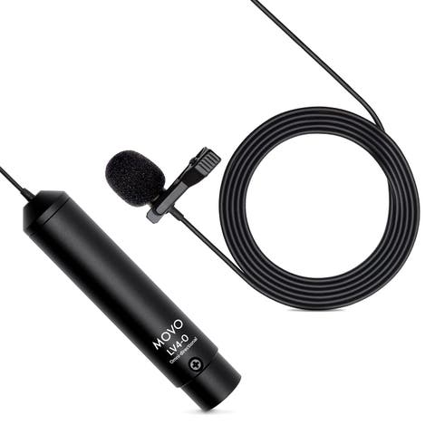LV4-O Omnidirectional XLR Lavalier Microphone - Phantom Powered