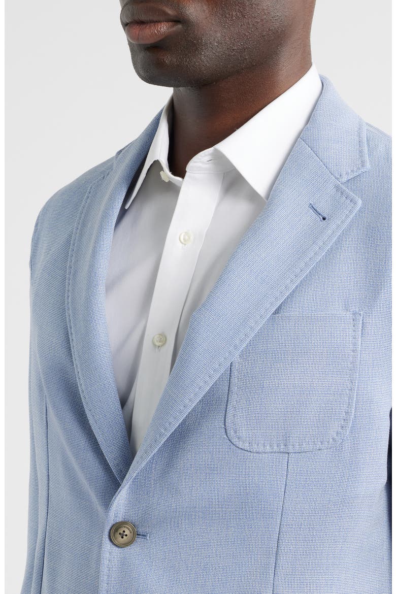 Textured Virgin Wool Sport Coat, Alternate, color, LIGHT BLUE