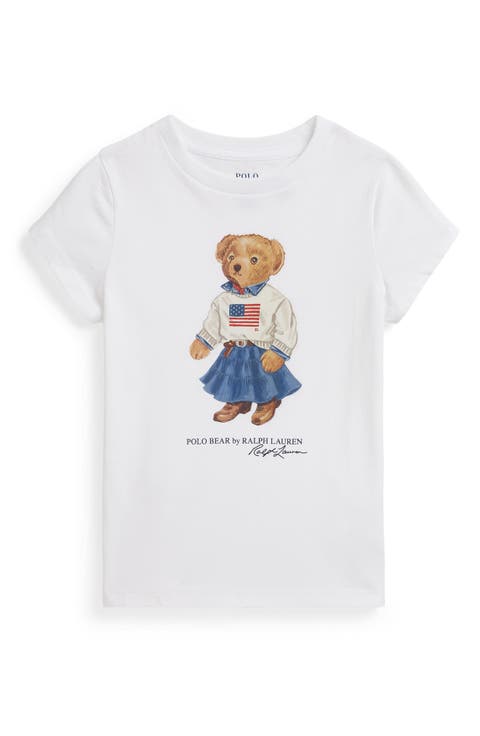 Kids' Polo Bear Cotton Graphic T-Shirt (Toddler & Little Kid)