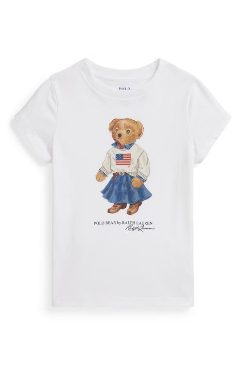 Polo Ralph Lauren Bear-print T-shirt In White
