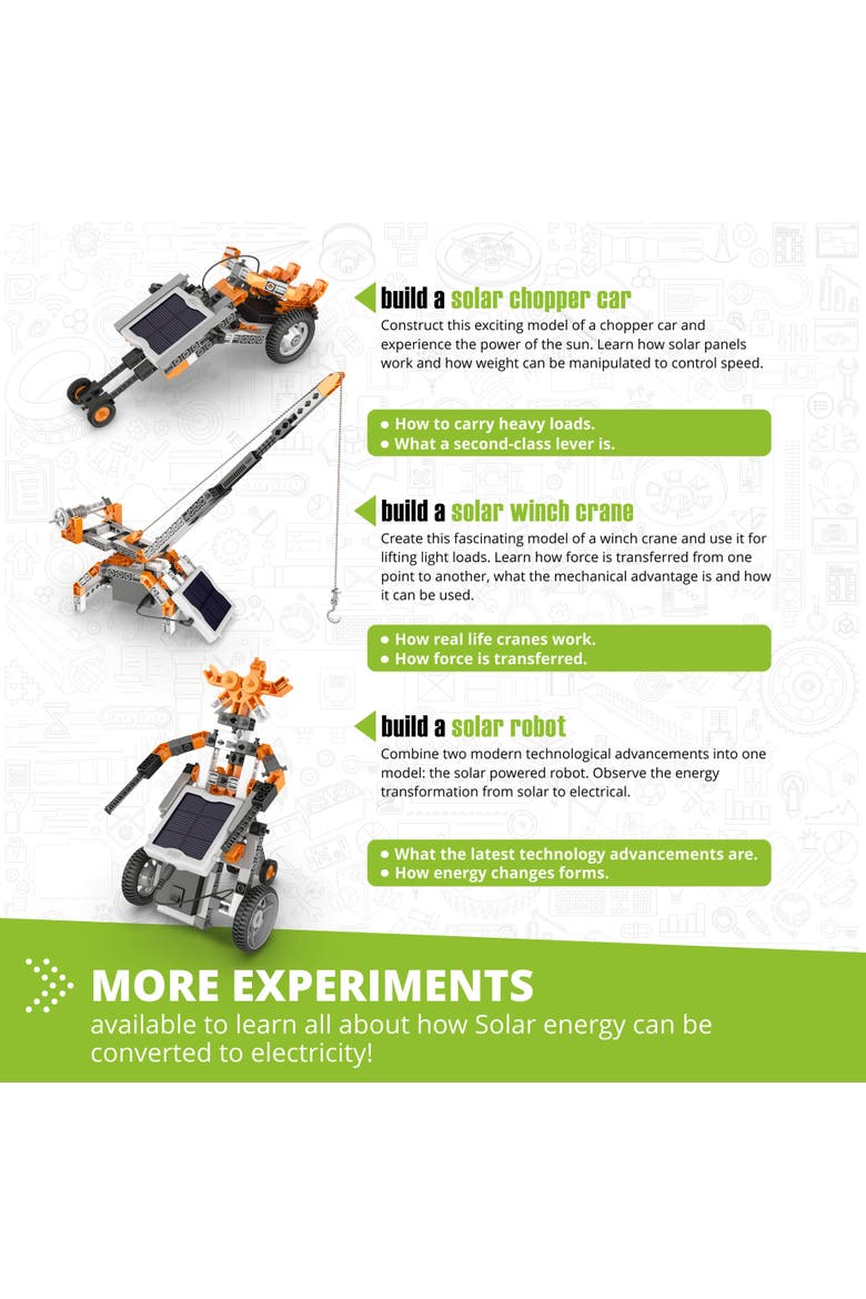 Solar Power, Converting Sunlight To Energy, STEM Kit, Alternate, color, Multicolored