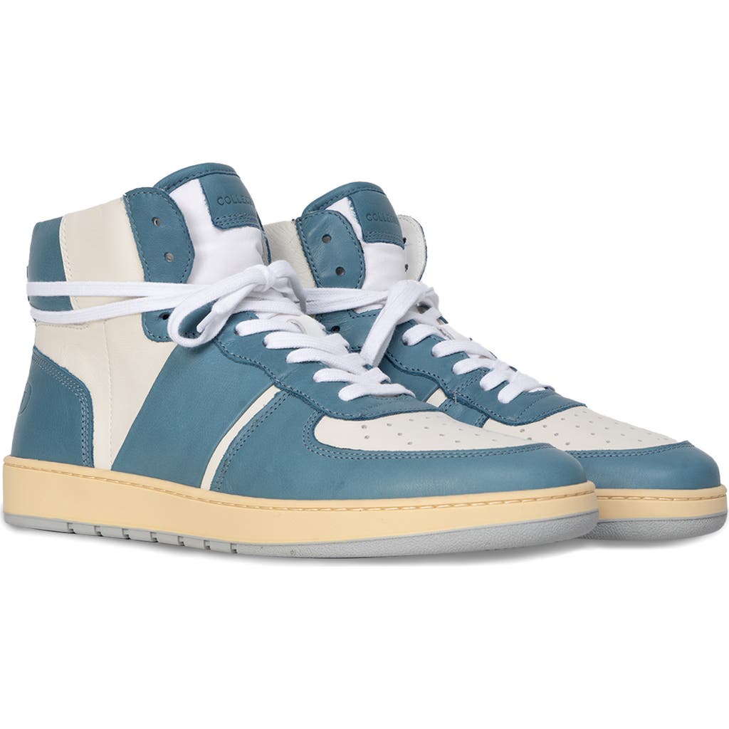 Collegium Pillar Destroyer High Top Sneaker In Blue