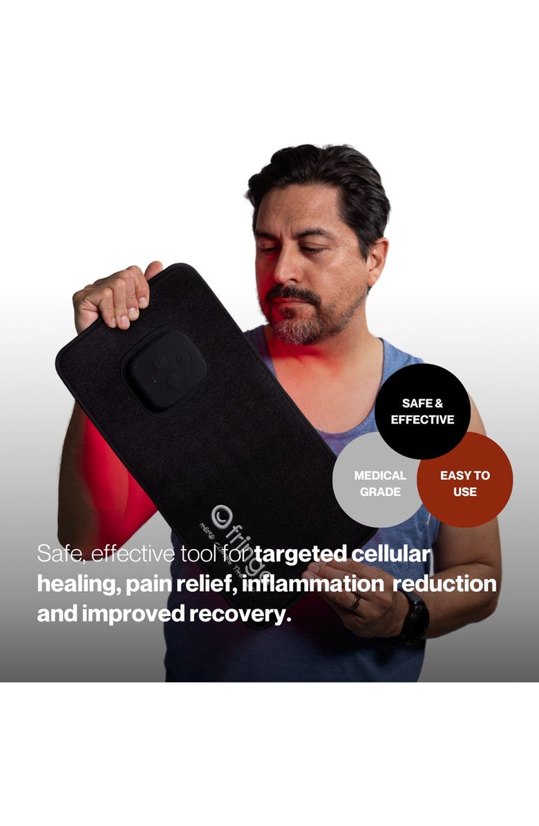 fringe Red Light Therapy Wrap, Alternate, color, Black