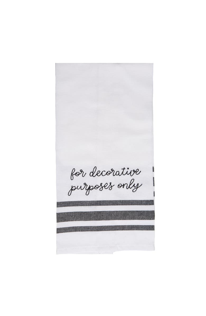 Totalee Gift For Decorative Purposes Only Tea Towel Cotton White, Main, color, White