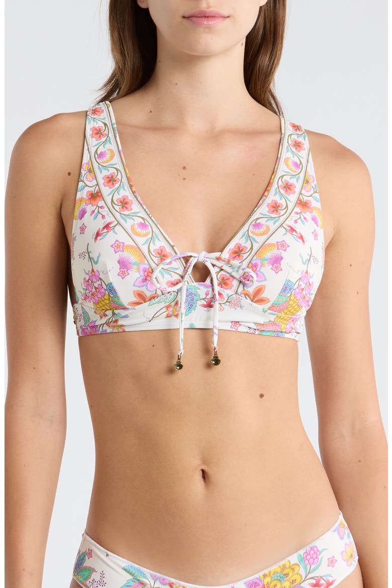 Half Moon Bay Bikini Top, Main, color, BONE