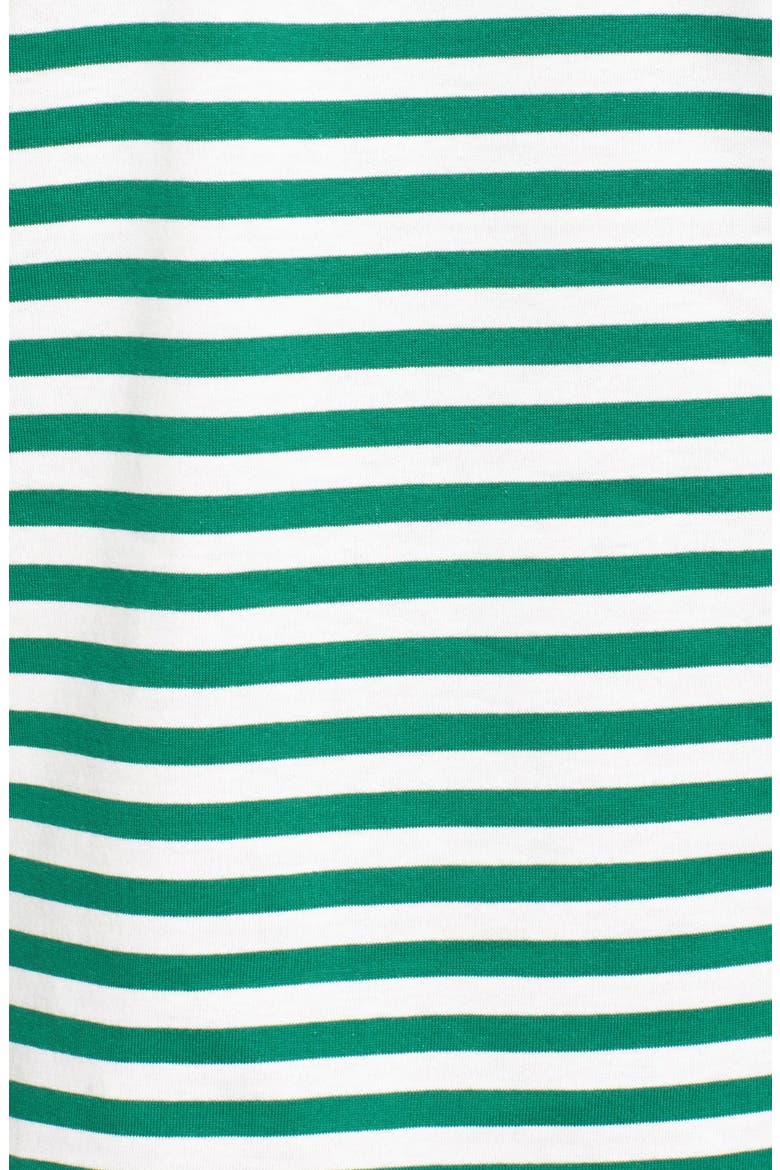 Stripe Long Sleeve T-Shirt, Alternate, color, GREEN/ WHITE