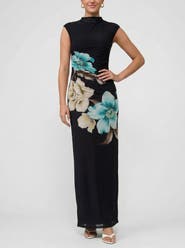 RACHEL Rachel Roy Nina Sleeveless High Neck Maxi Dress