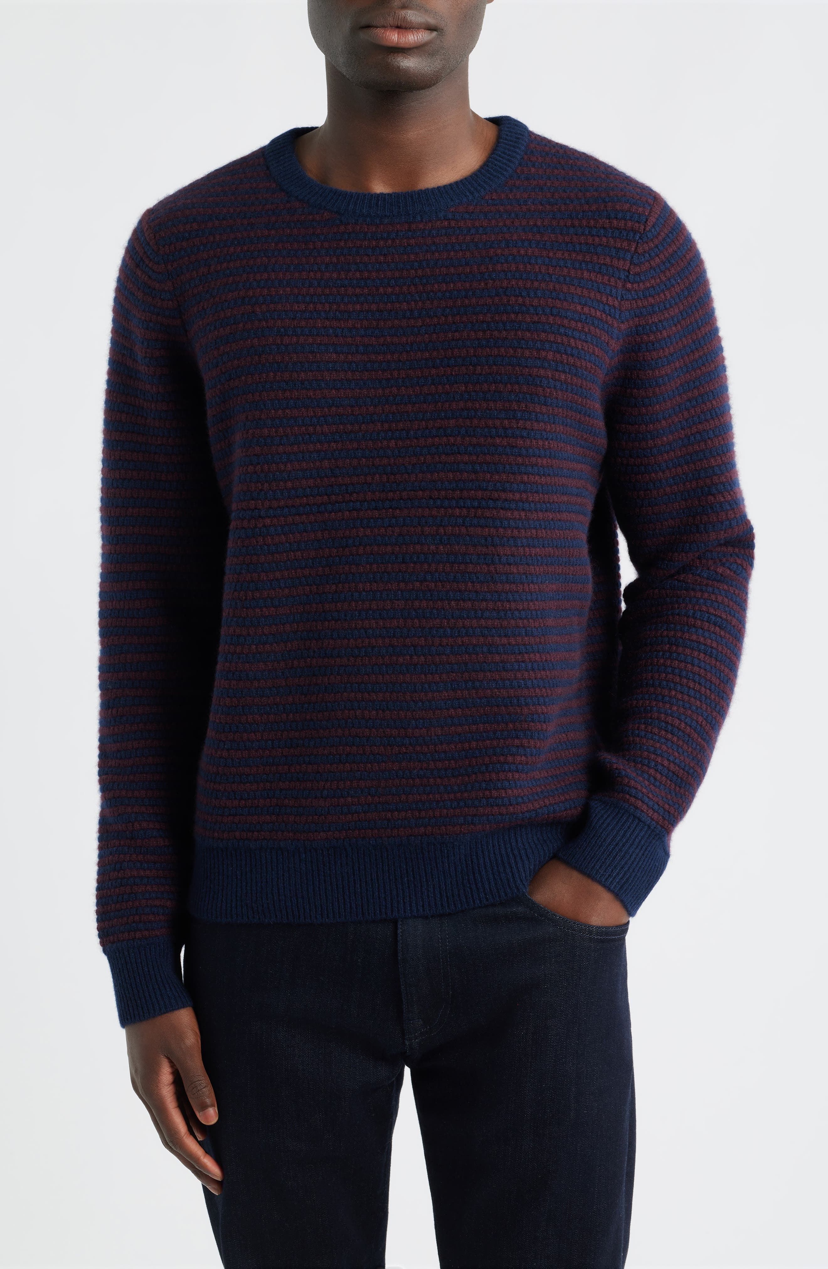 Nordstrom Stripe Cashmere Sweater