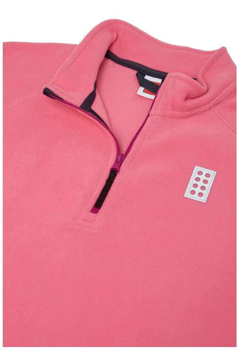 Kids' Fleece Half Zip Pullover, Alternate, color, PINK