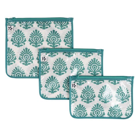 Airline Compliant Toiletry/Cosmetics Travel Bags, 3-Pack