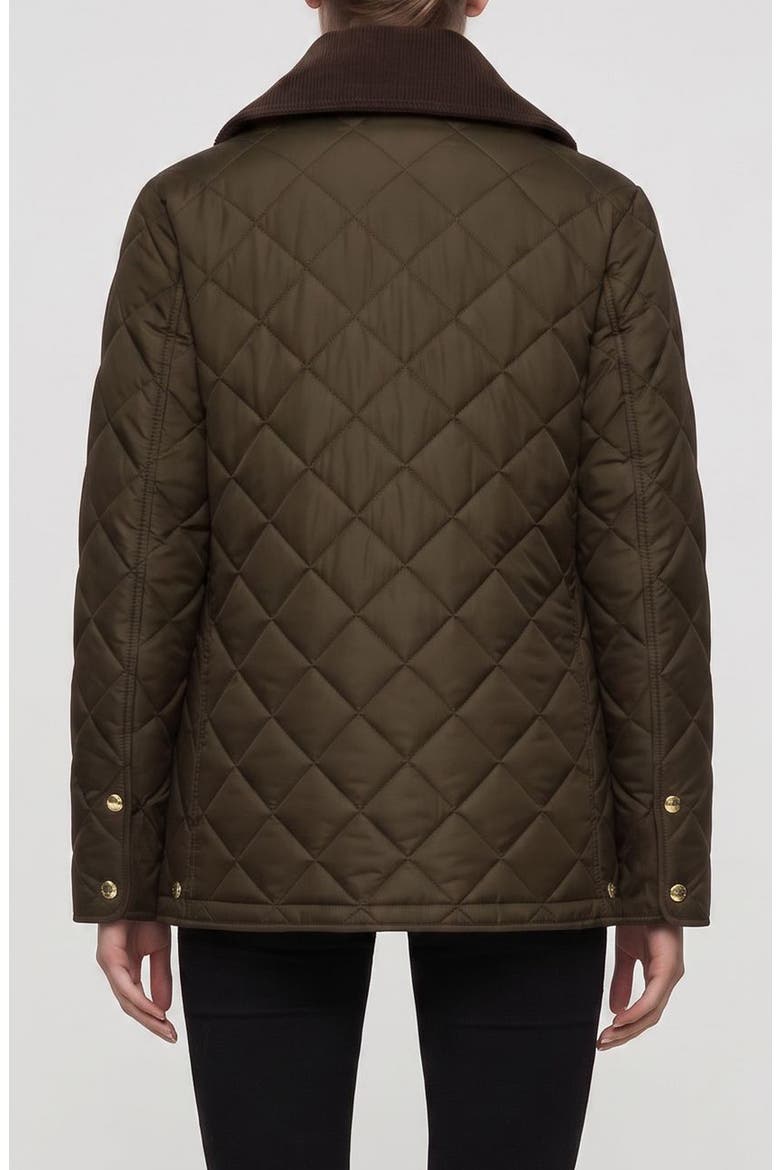 Bridget Quilted Field Jacket, Alternate, color, MILITARY