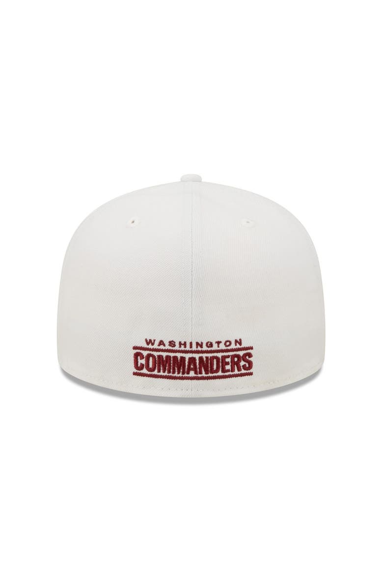 New Era Men's New Era White Washington Commanders Omaha 59FIFTY Fitted Hat, Alternate, color, 
