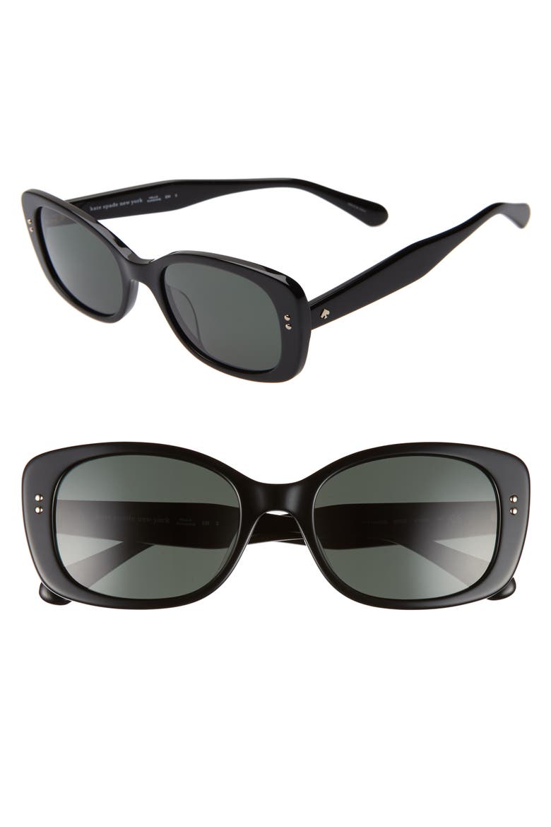 citianigs 53mm sunglasses, Main, color, BLACK