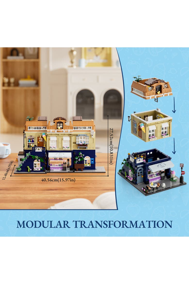 Gelato Store Lighting Building Set Model CT1948G, Alternate, color, Multicolor