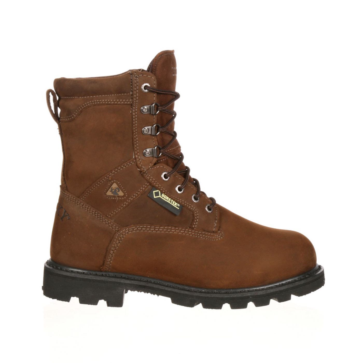 Steel Toe Goretex Waterproof 600G Insulated Work Boot, Main, color, BROWN