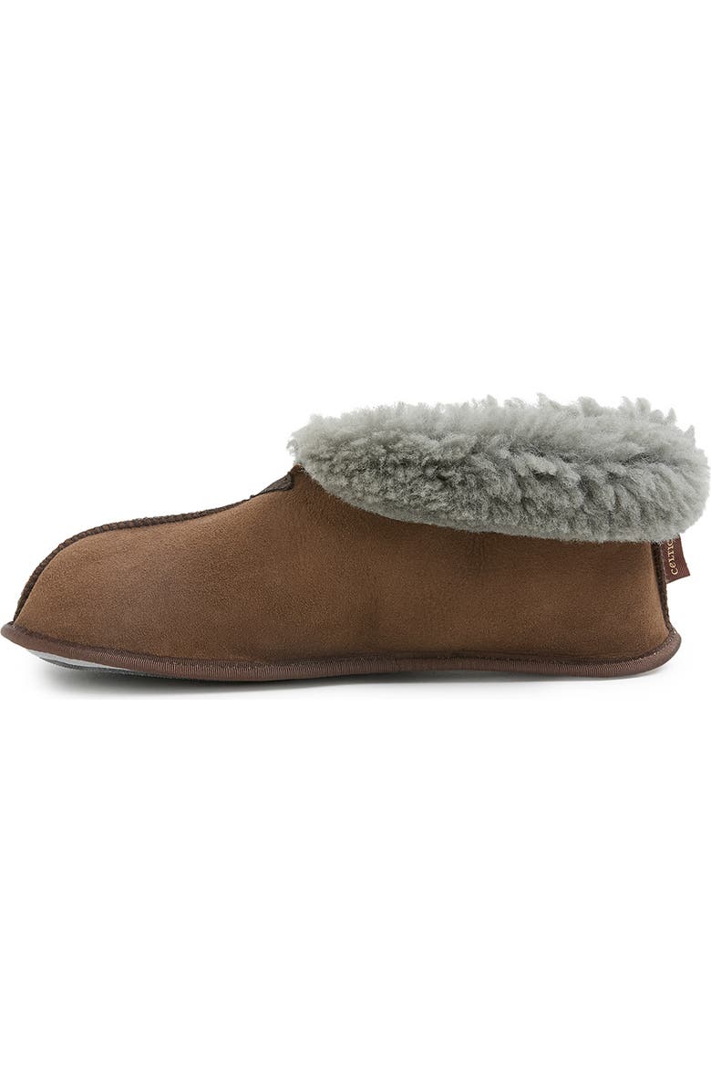 Celtic & Co. British Soft Sole Bootee Slipper, Alternate, color, Khaki